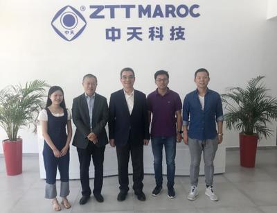 全国政协常委林毅夫视察中天摩洛哥工厂，擘画中非通信建设合作新蓝图